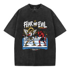 Fear No Evil Christian Washed T-Shirt