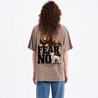Fear No Evil Christian Washed T-Shirt