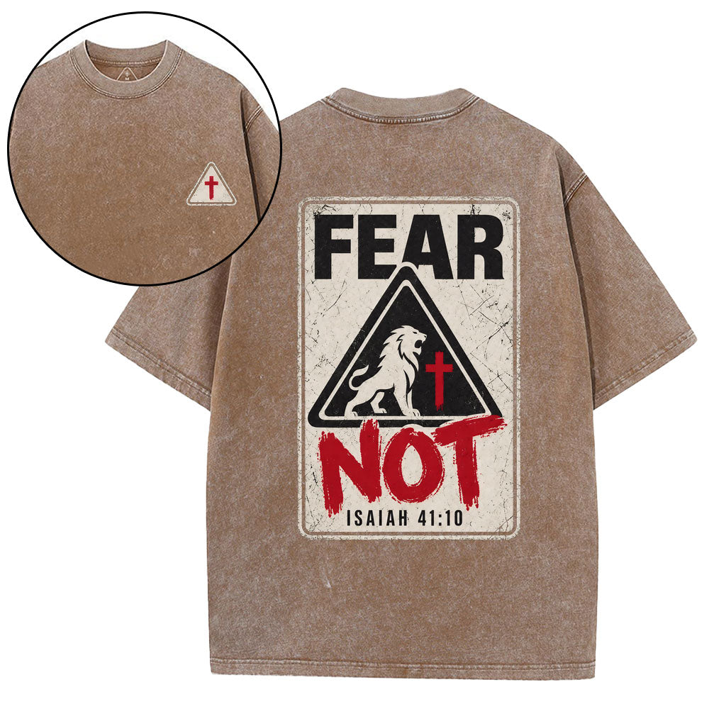 Fear Not Christian Washed T-Shirt