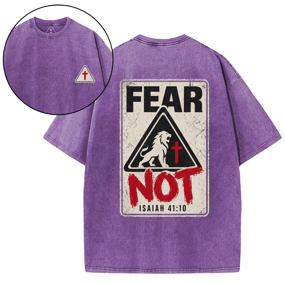 Fear Not Christian Washed T-Shirt