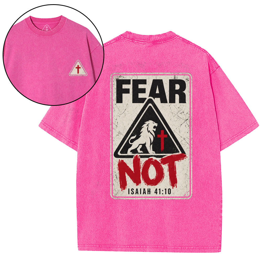 Fear Not Christian Washed T-Shirt