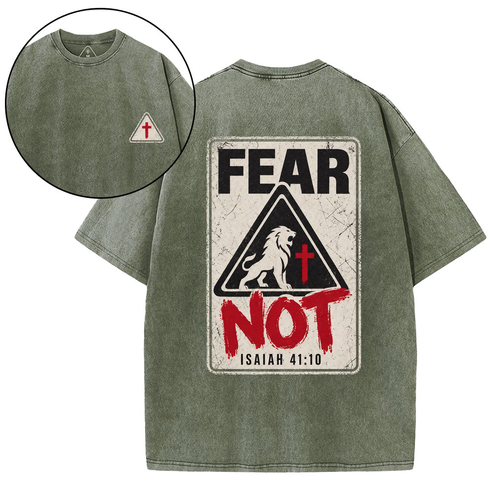 Fear Not Christian Washed T-Shirt