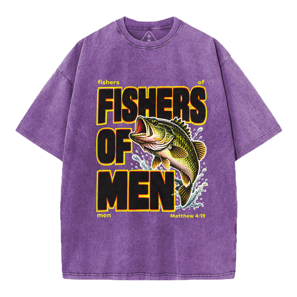 Fishers Of Man Christian Washed T-Shirt