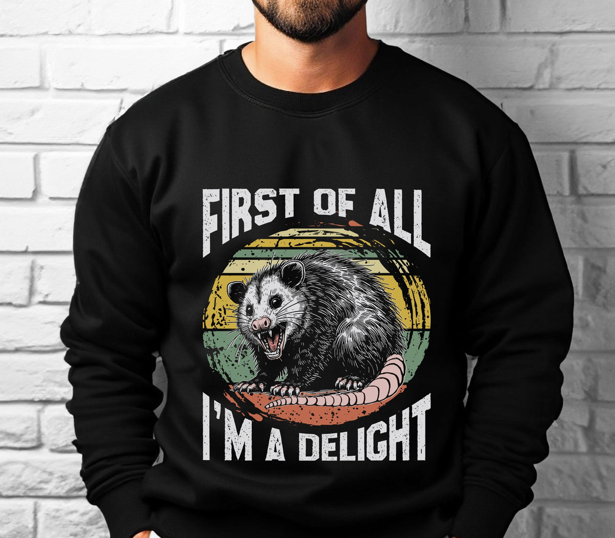 First of All - I'm a Delight Unisex Sweatshirt