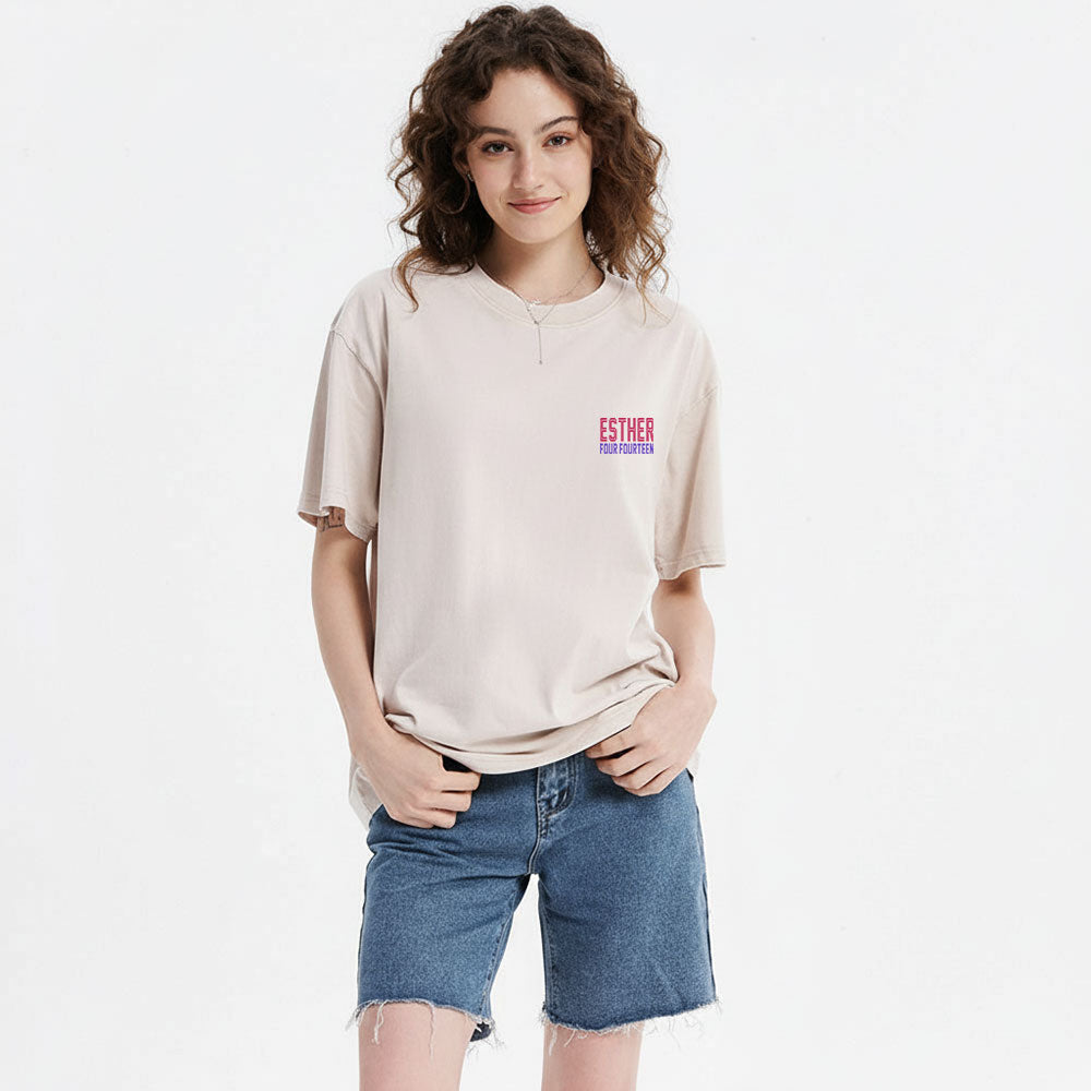 Go Ahead Girl Be Too Much Christian Washed T-Shirt