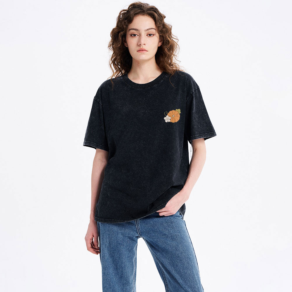 God Faithful Every Season Christian Washed T-Shirt