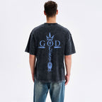 God First Christian Washed T-Shirt