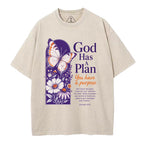 God Has A Plan You Have A Purpose Christian Washed T-Shirt