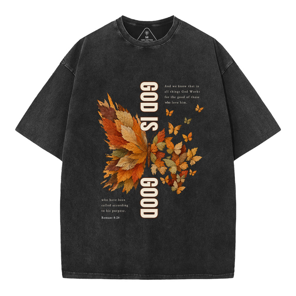 God Is Good Christian Washed T-Shirt