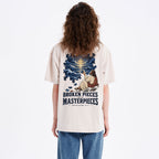 God Turns Broken Pieces Into Masterpieces Christian Washed T-Shirt