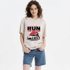 Grace At Full Speed Run The Good Race Christian Washed T-Shirt