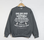And God Said, Let There Be Pastors - Christian Sweatshirt