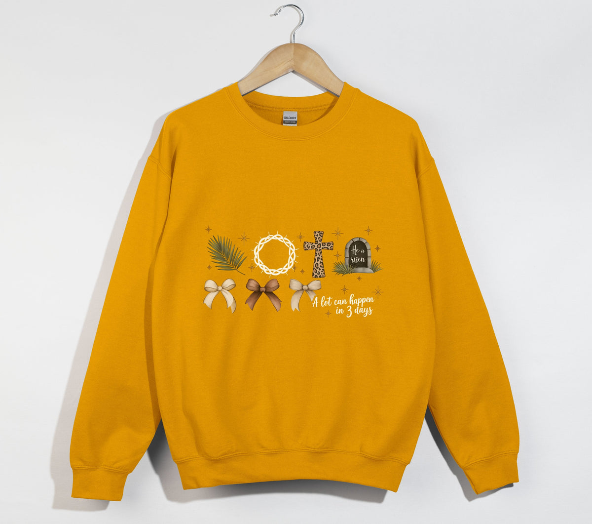 A Lot Can Happen In 3 Days, He Is Risen - Easter Sweatshirt