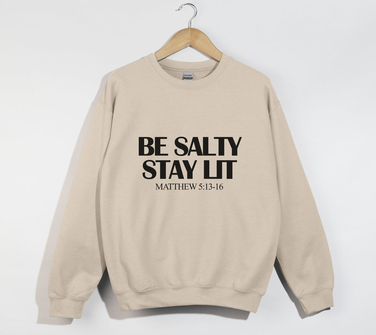 Be Salty Stay Lit  - Matthew 5:13-16 Light and Dark Style