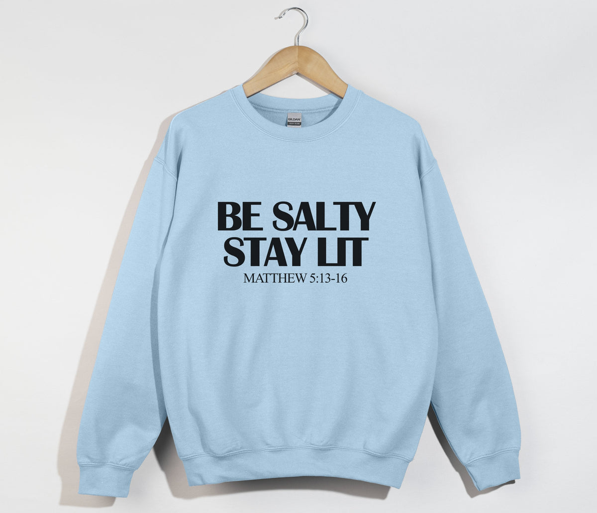 Be Salty Stay Lit  - Matthew 5:13-16 Light and Dark Style