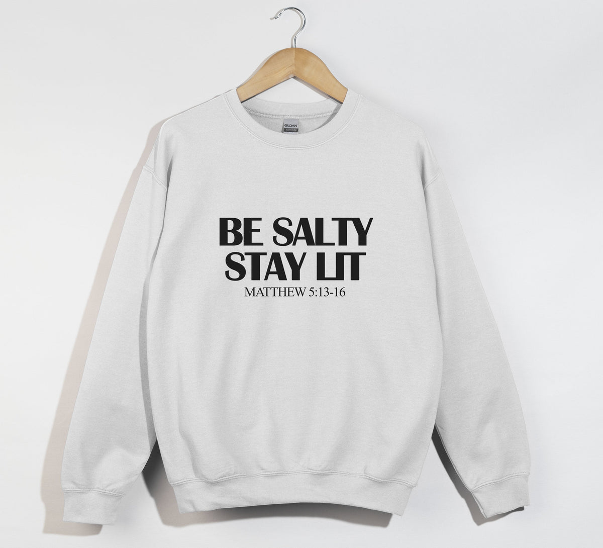 Be Salty Stay Lit  - Matthew 5:13-16 Light and Dark Style