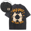 Holy Ghost No Fear Here Christian Washed T-Shirt
