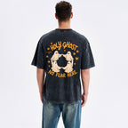 Holy Ghost No Fear Here Christian Washed T-Shirt
