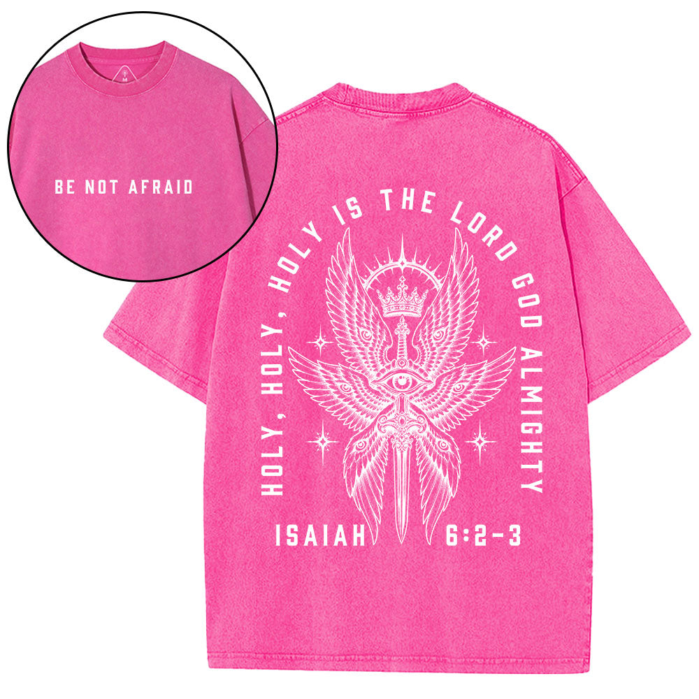 Holy Holy Holy Seraphim Christian Washed T-Shirt