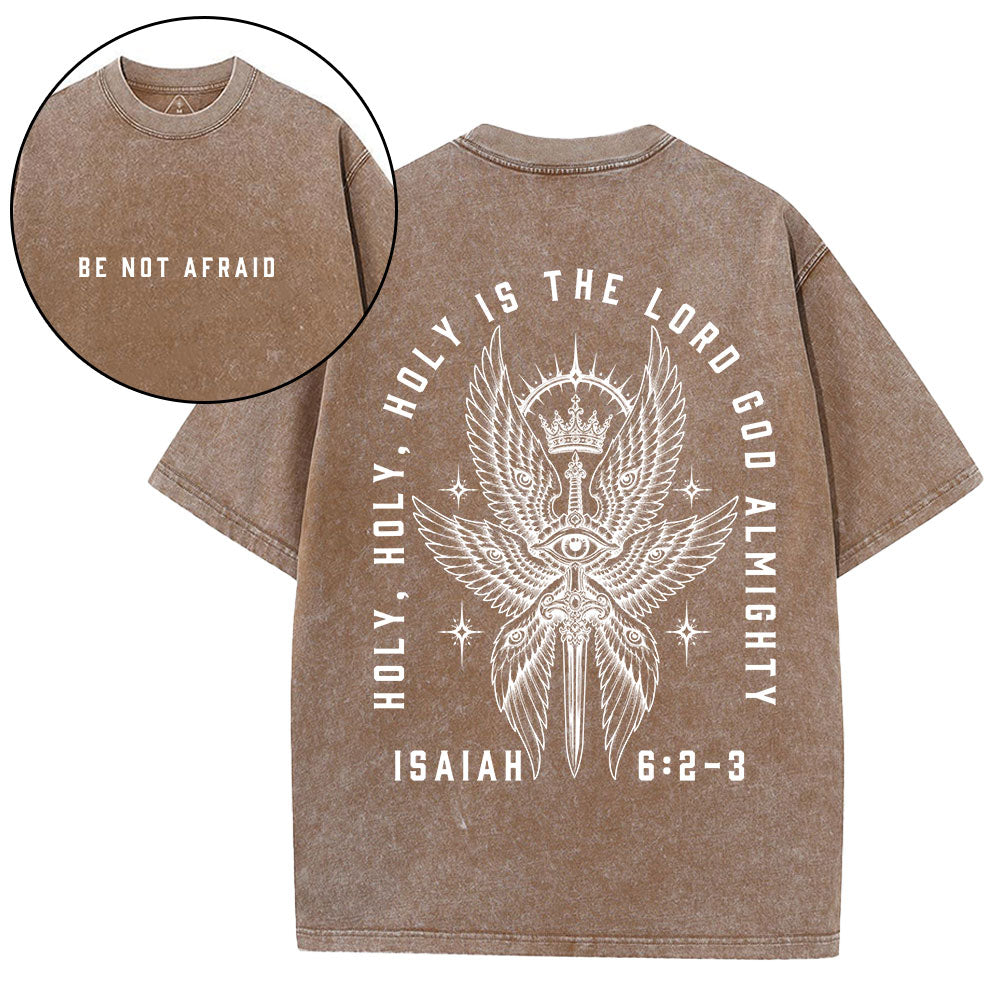 Holy Holy Holy Seraphim Christian Washed T-Shirt