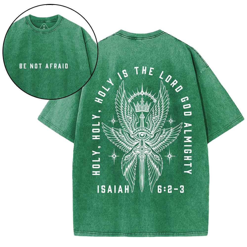 Holy Holy Holy Seraphim Christian Washed T-Shirt