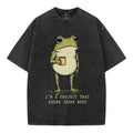 I'm A Project That Keeps Jesus Busy Christian Washed T-Shirt