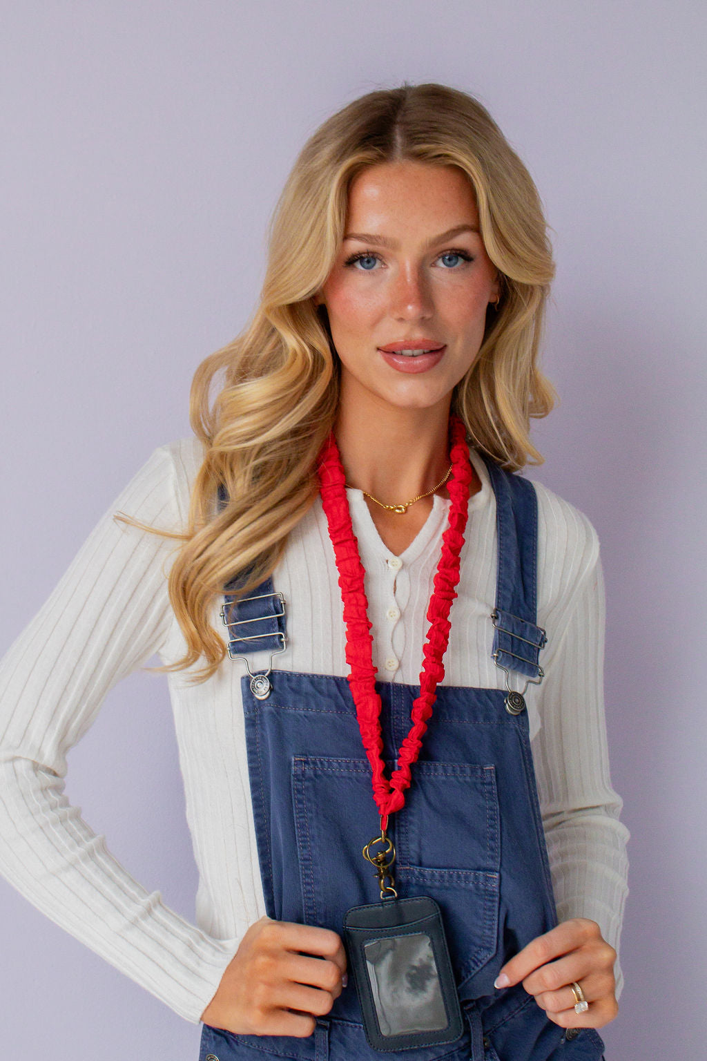 Red Poppy Lanyard
