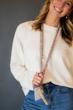 Cordon en vichy beige