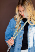 Lindsey Checked Lanyard
