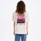 Jesus Changes Everything Christian Washed T-Shirt