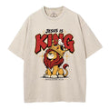 Jesus Is King Christian Washed T-Shirt
