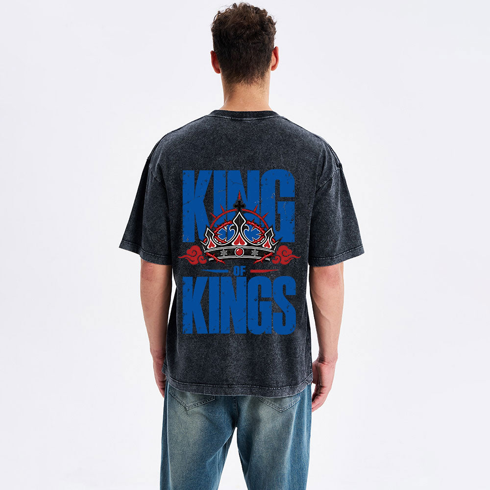 King Of Kings Christian Washed T-Shirt