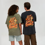 Let Us Give Thanks Christian Washed T-Shirt