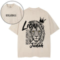 Lion Of Judah Christian Washed T-Shirt