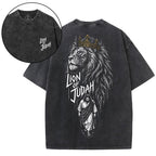 Lion Of Judah Christian Washed T-Shirt