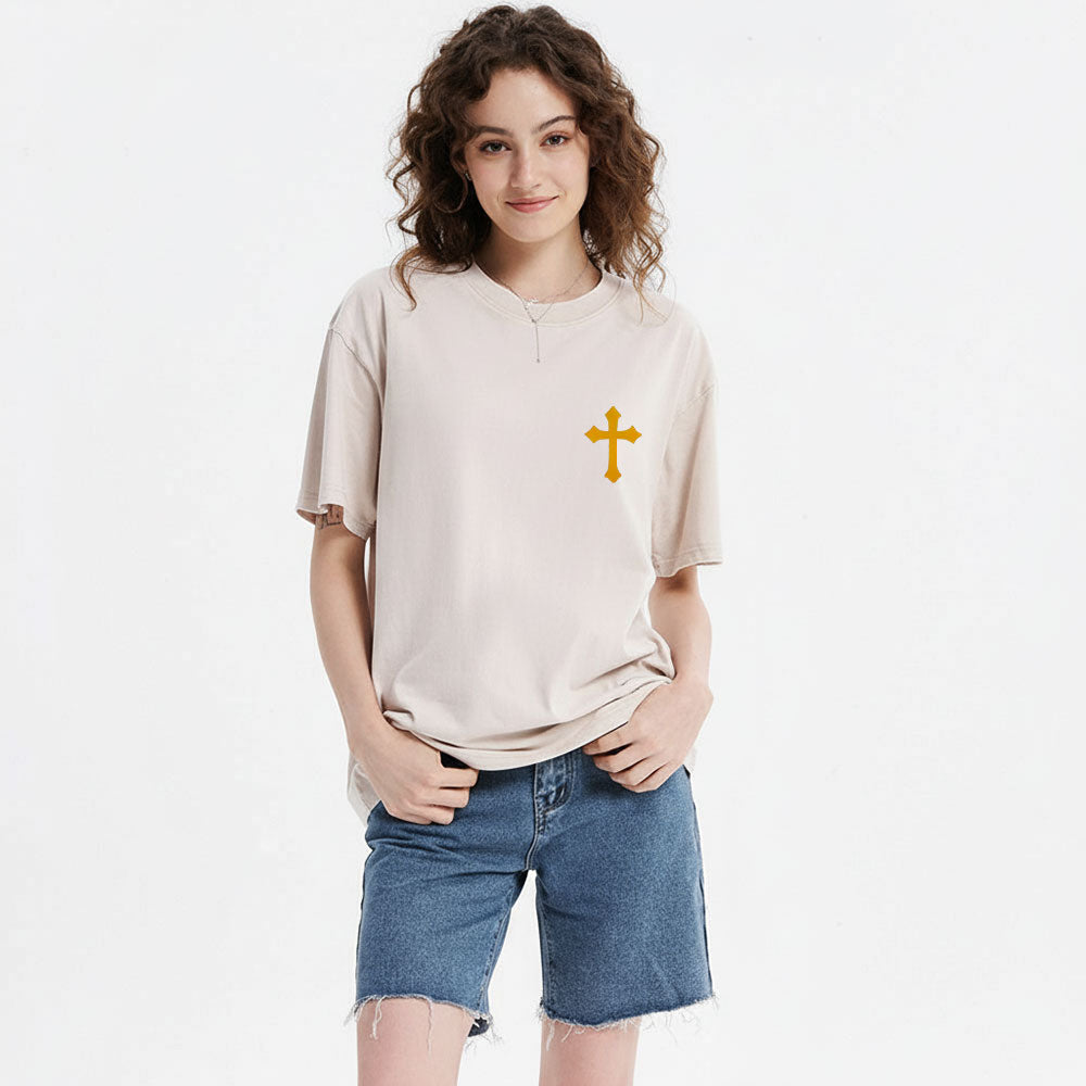 Lion Of Judah Christian Washed T-Shirt