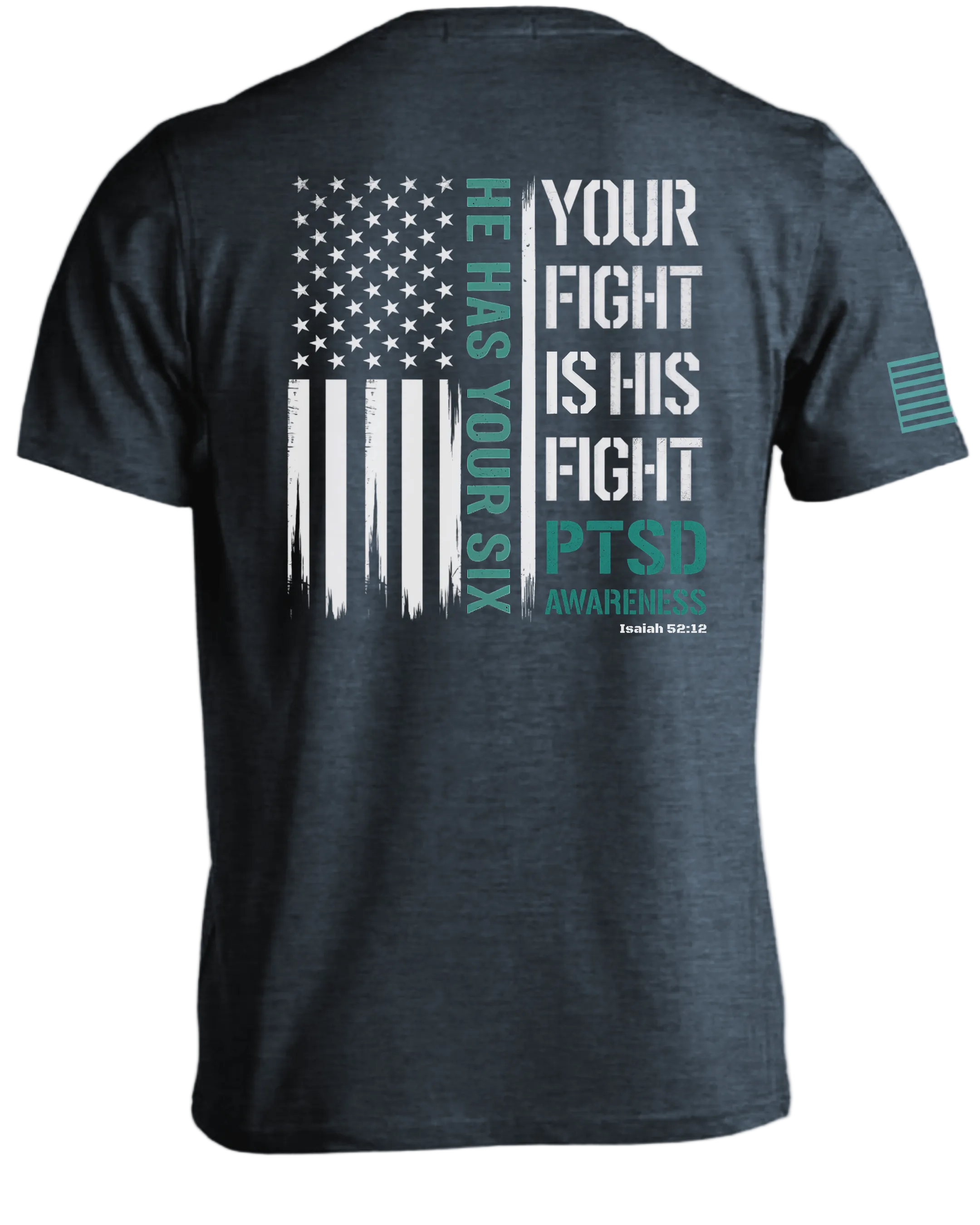 Votre combat est son combat - T-shirt de sensibilisation au TSPT