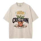 New Creation Christian Washed T-Shirt