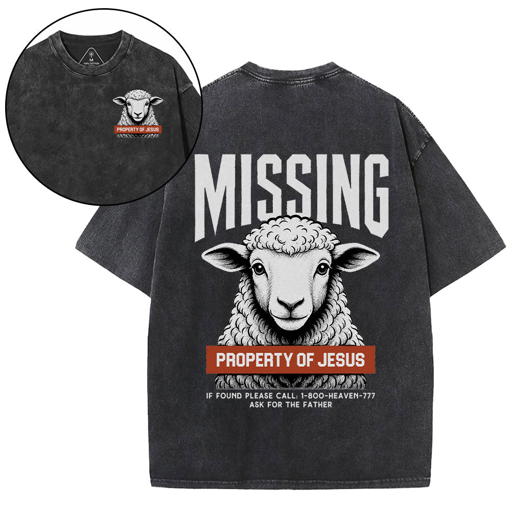 Property Of Jesus Christian Washed T-Shirt