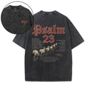 Psalm 23 Christian Washed T-Shirt