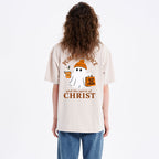 Pumpkin Spice And The Spirit Of Christ Christian Washed T-Shirt