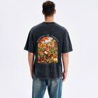 Rooted In Christ Christian Washed T-Shirt