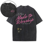 So Will I Christian Washed T-Shirt