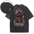 The Battle Is The Lord's Christian Washed T-Shirt
