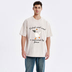 Today's Good Mood Is Sponsored By Jesus Christian Washed T-Shirt