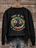 First Of All, I'm God's Masterpiece - Sweatshirt