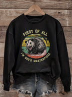 First Of All, I'm God's Masterpiece - Sweatshirt