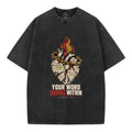 Your Word Burns Within Christian Washed T-Shirt
