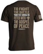 T-shirt Les pieds chaussés de l'Évangile