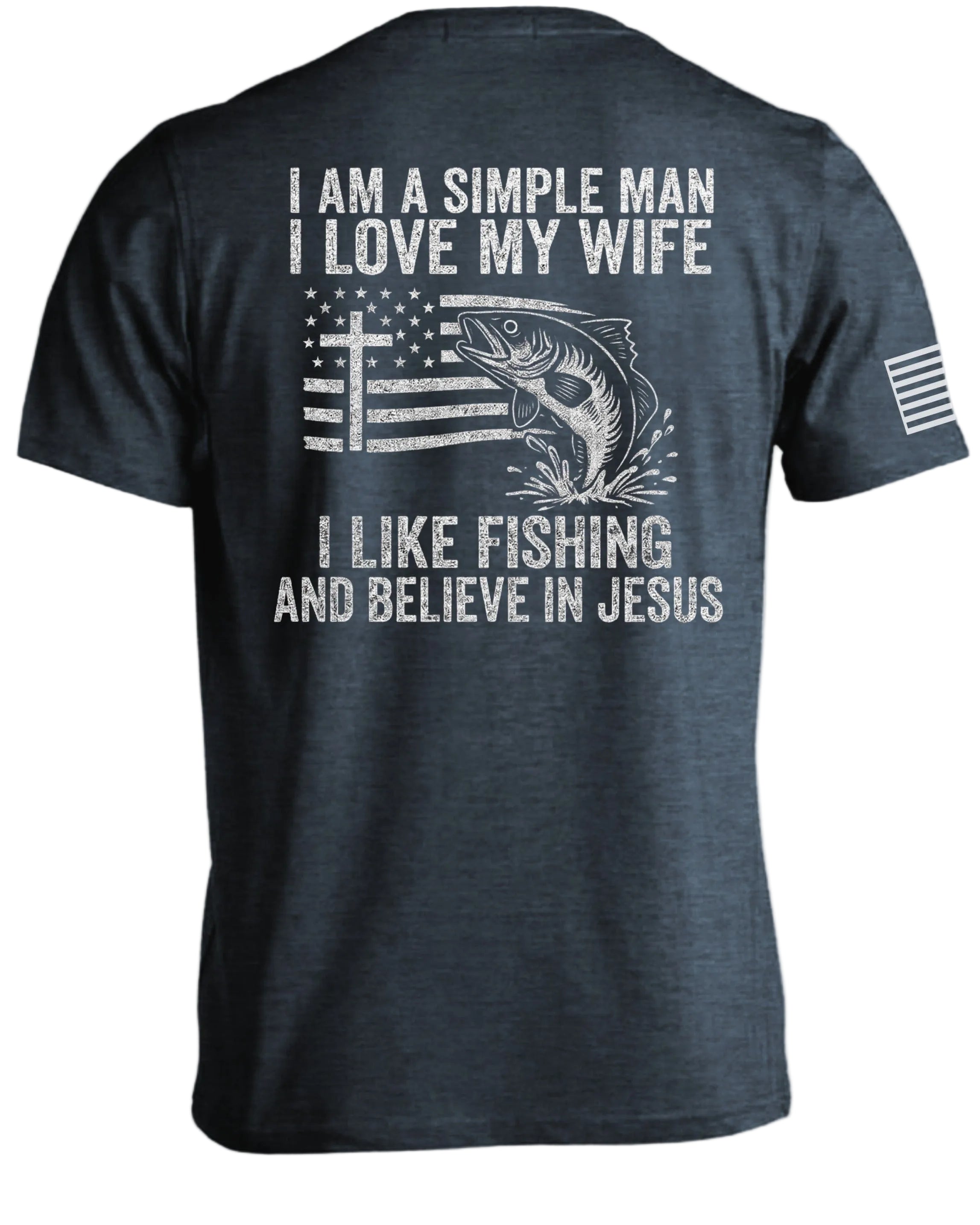Simple Man Fishing T-Shirt